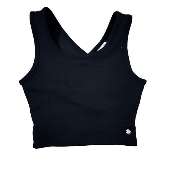 Roxy Good Keepsake Crop Top ~ soft stretchy knit fabric ~ crop top fitted ~ XS - Picture 5 of 13